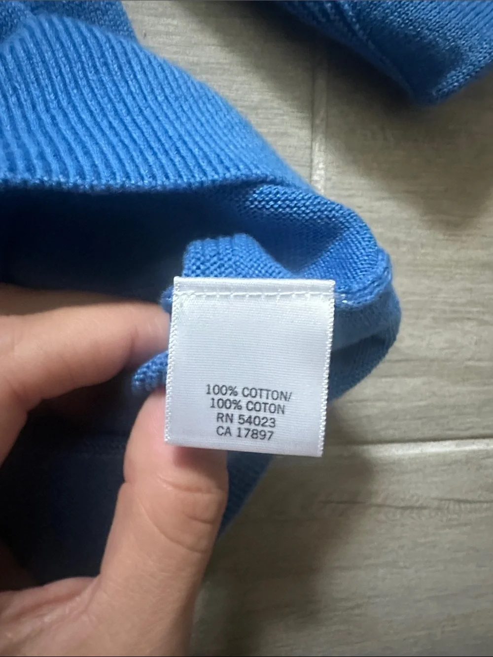Banana Republic Men's Blue Striped Crewneck Sweater - Two-Tone Blue